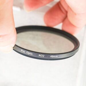 Pro Optic ND Filter 49mm Neutral Density ND2 for Camera Lens